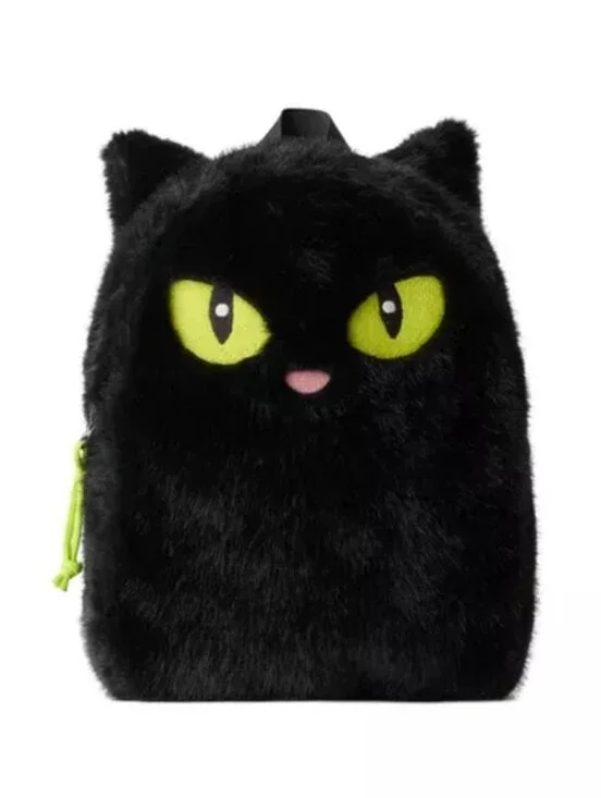 ZARA Kids Black Faux Halloween Cat