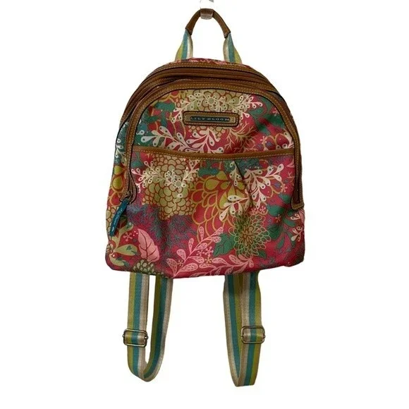 Lily Bloom Girl's Women's Chantal Small Backpack floral reef pink pastel floral