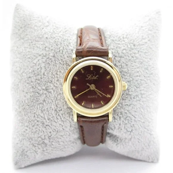 Women's LTD Quartz Analog 24mm Dial Causal Round Watch (E50)