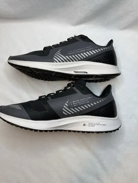 Nike Air Zoom Pegasus 36 Shield womens 8.5 Cool Grey Black Water Resistant