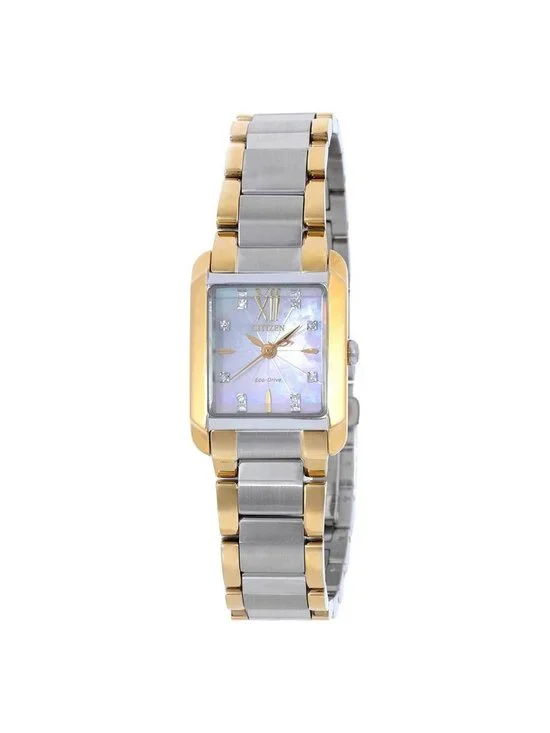 NWT Citizen L Bianca White Mother of Pearl Dial Ladies Watch