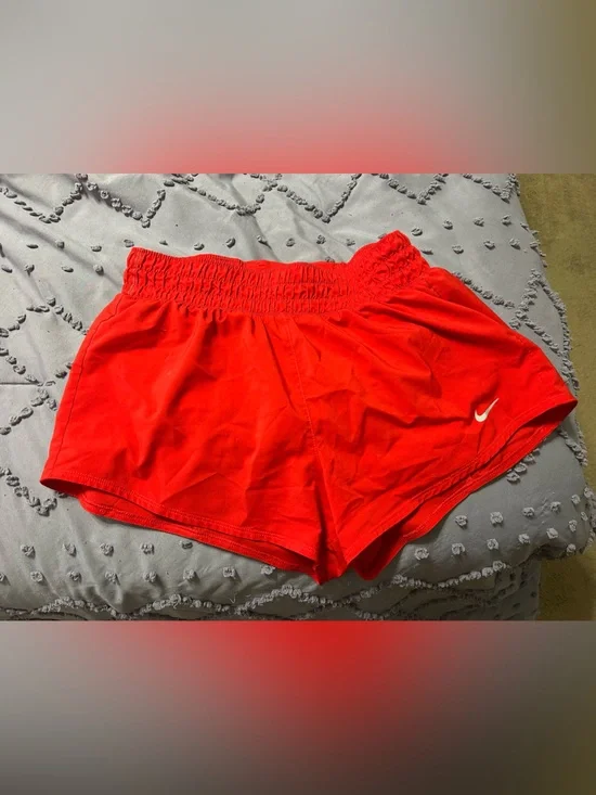 Nike Red Women's Athletic Running Shorts