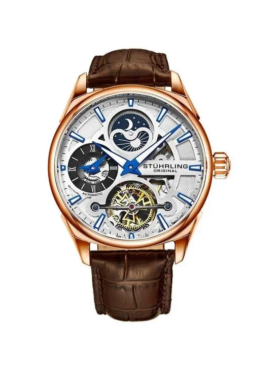 NWT Stuhrling Original Legacy Automatic Silver Dial Men's Watch