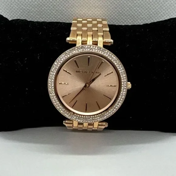 Michael Kors Darci MK3192 Women Rose Gold Analog Dial Quartz Wrist Watch JNA284