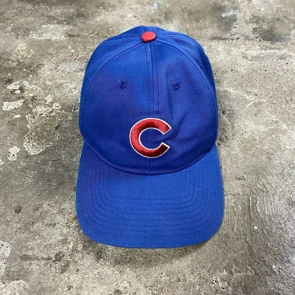 '47 Chicago Cubs Cap Youth Snap Back Adjustable Blue MLB Baseball Logo