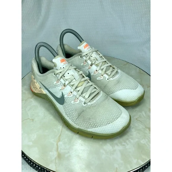 Nike Metcon 4 Training Shoes Womens 6 Sail Gum White Crossfit Running Sneakers