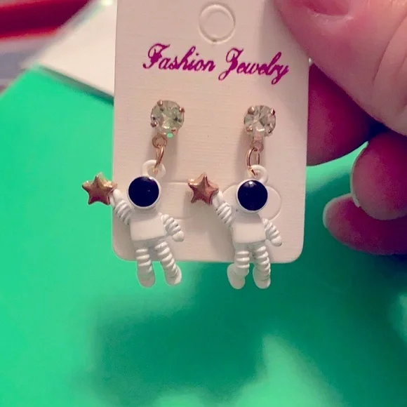 Astronaut Earrings