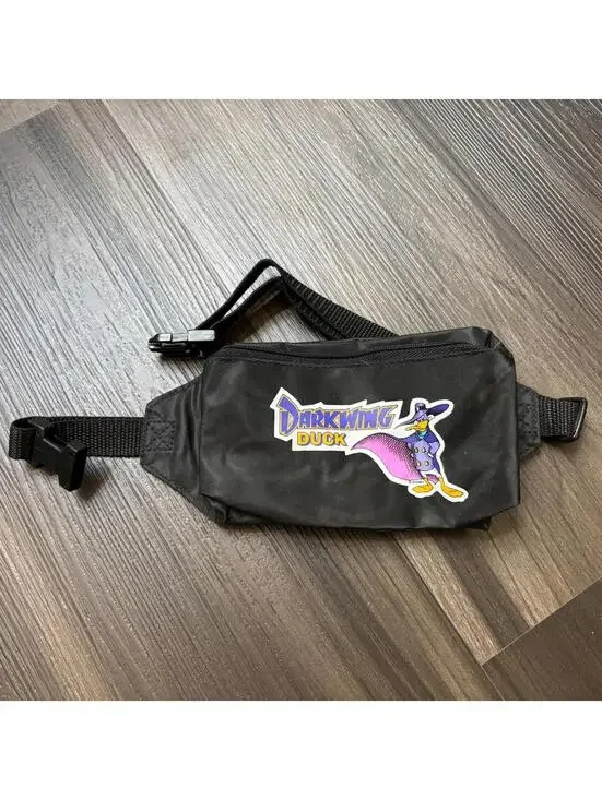 Darkwing Duck Kids Fanny Pack Snack Bag Pouch Hip Sack Disney Dark Wing