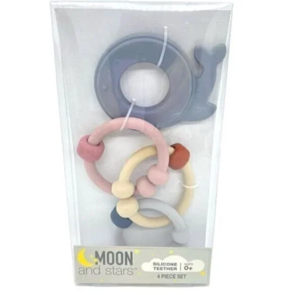 Blue Whale Baby Teether New