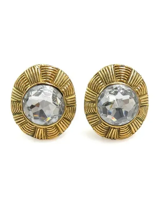 Auth Chanel Clip On Earrings #302843C17B