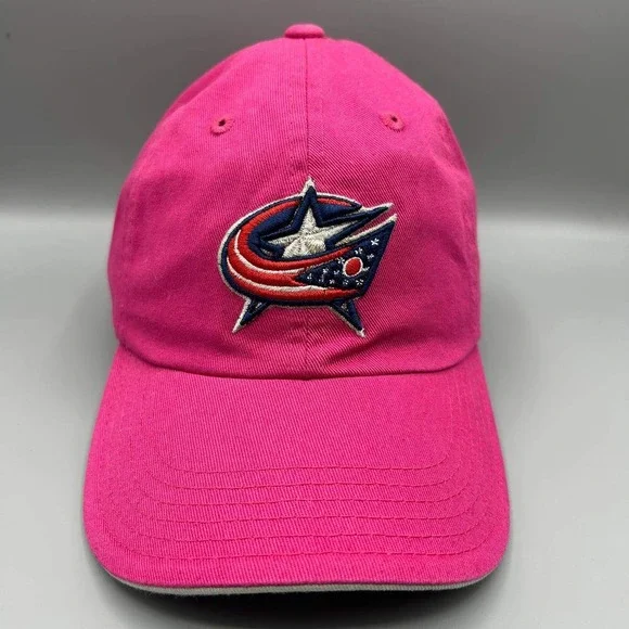 Columbus Blue Jackets Hat Kids Girls Embroidered NHL Strap Back Cap‎ Cotton New
