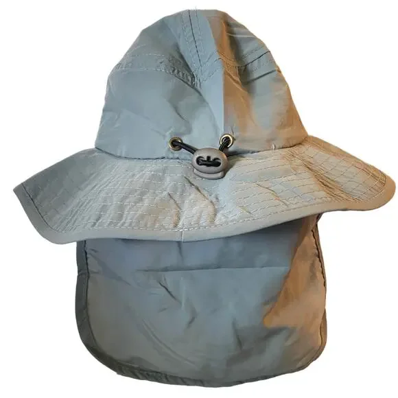 Gray Baby Kids Sun Hat Size 0-6 Months