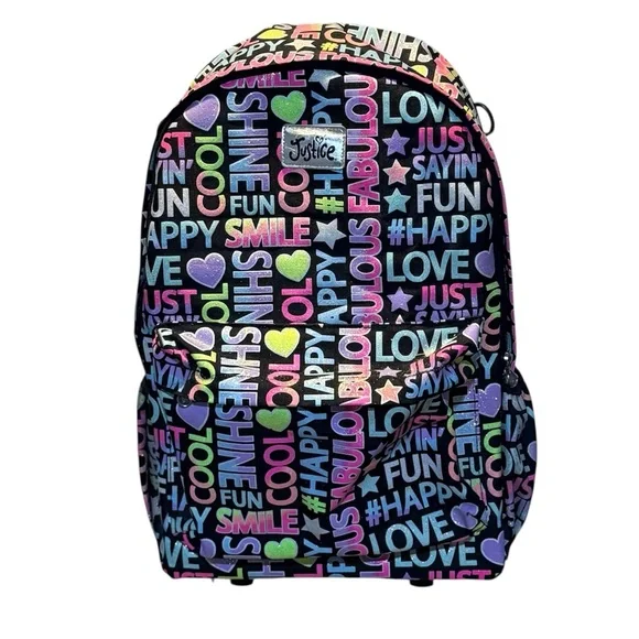 Justice school size wheeled backpack