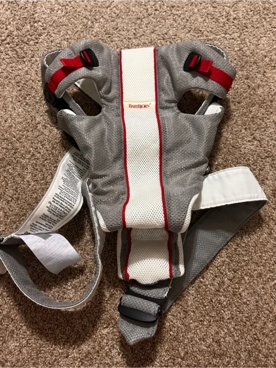 Baby holder with Red Trim