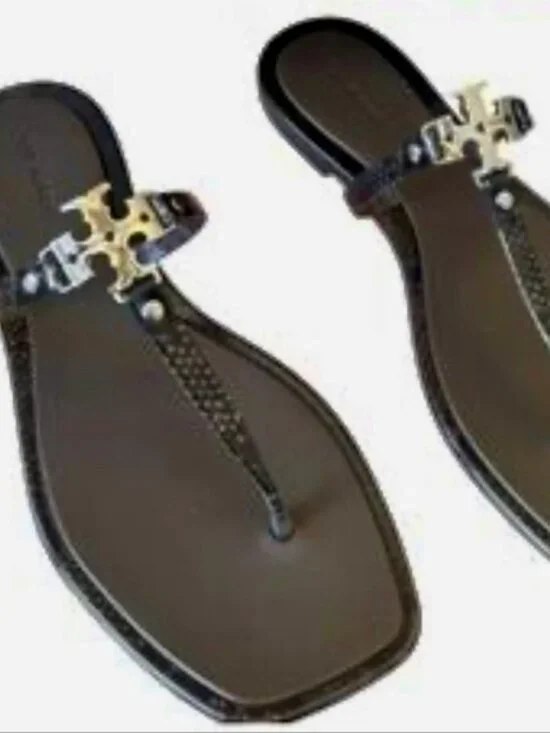 Tory Burch Jelly Sandals Thong Size 10