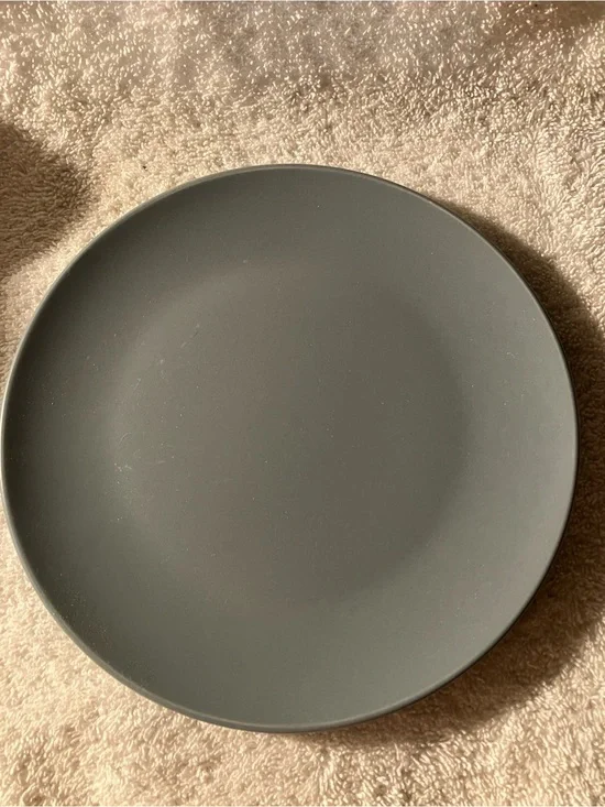 IKEA Matte Blue Gray Salad  Plates X 3  7 3/4”