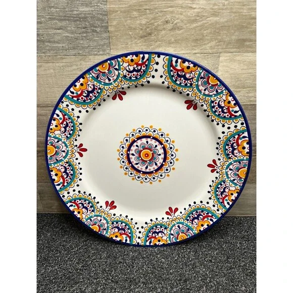 Dash of That - Ellie - Boho Style 14” Round Serving Platter