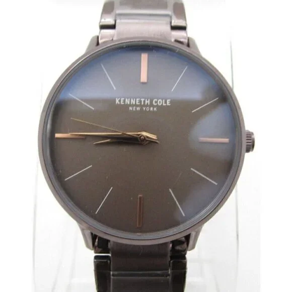 Women Kenneth Cole New York Quartz WR Analog 35mm Dial Causal Round Watch (G292)