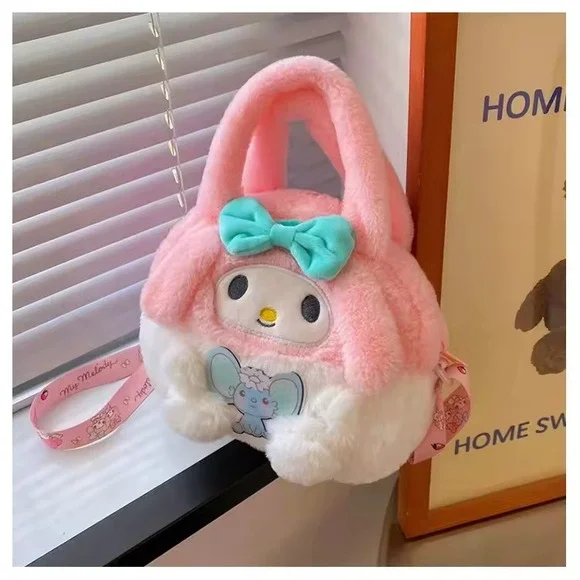 Sanrio‎ My Melody Pochacco Plush Backpack Kawaii Girls Gift NWT