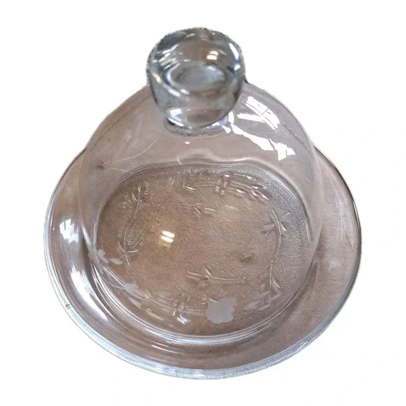 Princess House Vtg Dome Covered Crystal 6