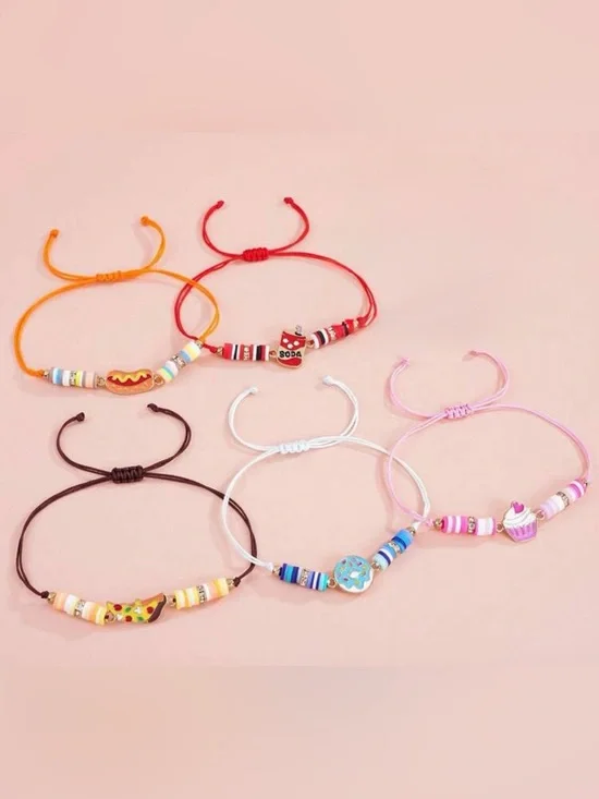 SHEIN food pendant bracelets