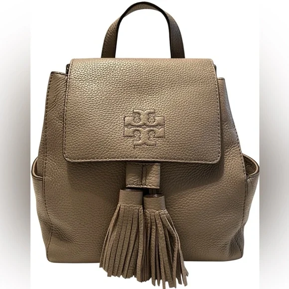 Tory Burch Thea Mini Pebble Leather Backpack