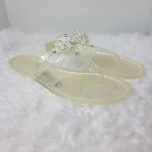 Tory Burch Womens Size 8 Jelly Mini Miller Thong Clrar Sandal