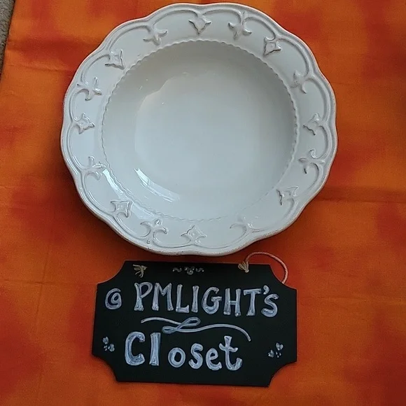 Certified International Bowl Ivory Susan Wingate Scalloped 9 inch