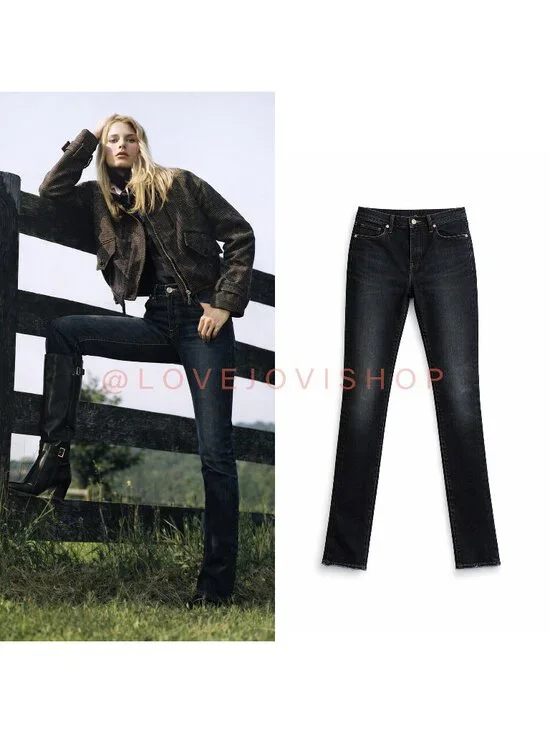 Jeans | Skinny | Tory Burch High Waist  | Quiet Luxury Capsule Dark Wash | 30