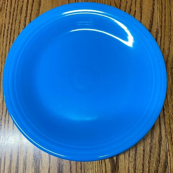 Fiesta peacock dinner plate
