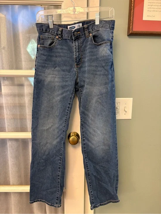 Old Navy Kids Blue Straight-Leg Jeans