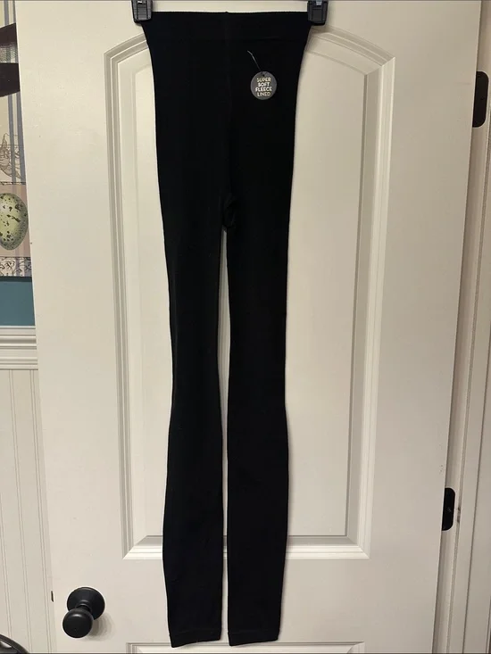 RACHEL Rachel Roy Black Cozy Leggings
