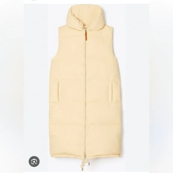 Tory Burch Reversible Long Down Vest