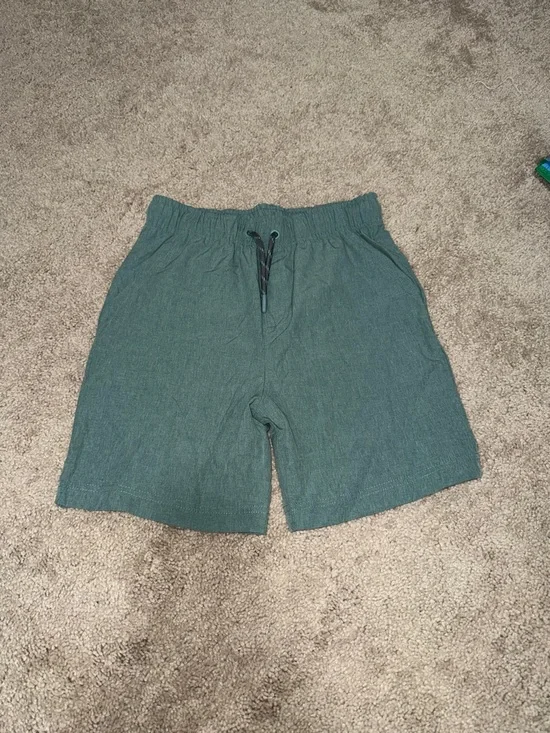 Tommy Bahama Kids Teal Green Elastic Waist Shorts