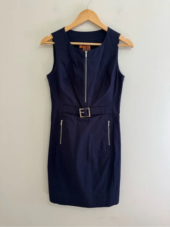 Tory Burch Navy Buckle Dress
