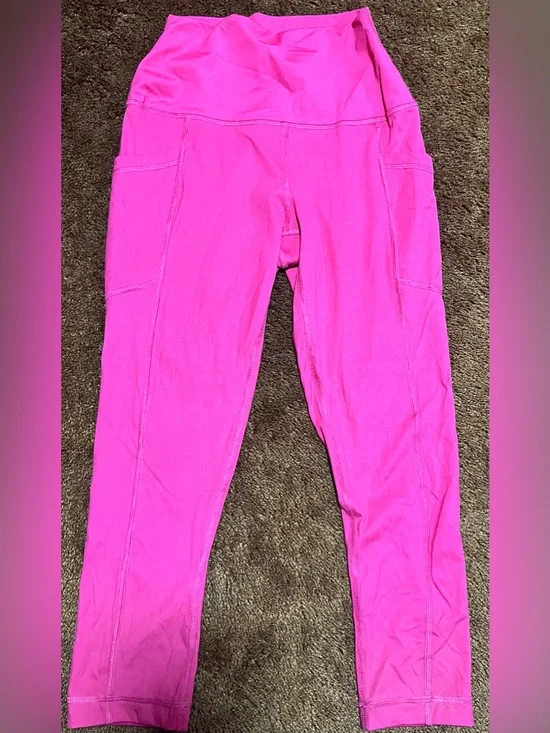 Yogalicious Hot Pink Girls' Performance Leggings