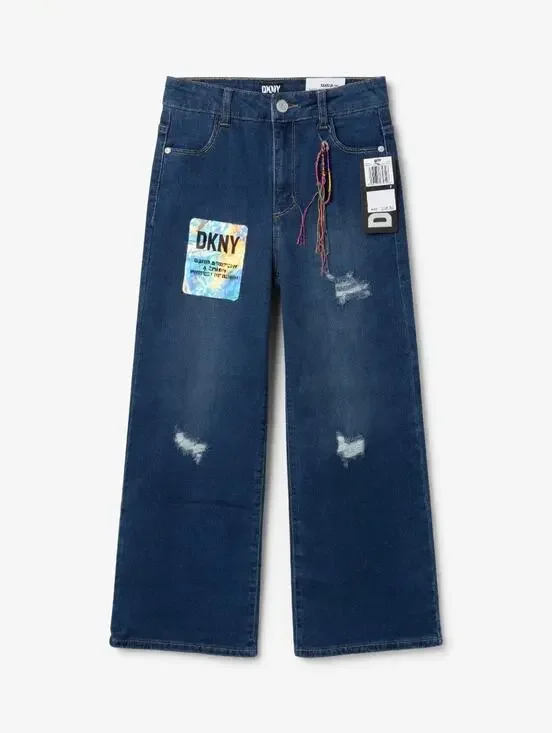 DKNY Girls Wide Leg Jeans – Size 7