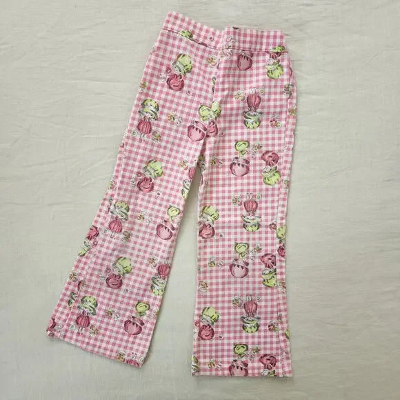Vintage 60s/70s Healthtex Mod Flared Pants kids 6
