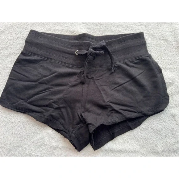 Ever Hottie Apparel Kids Small Black Cotton Drawstring Dolphin Shorts‎ 61962