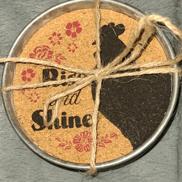 Rooster coasters Rustic Drink Coasters