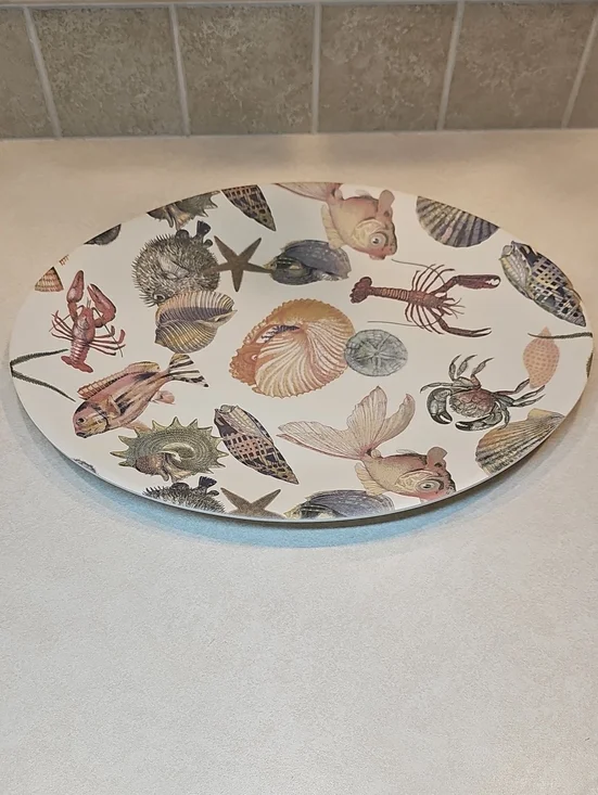 Melamine Sealife Serve Platter By Threshold