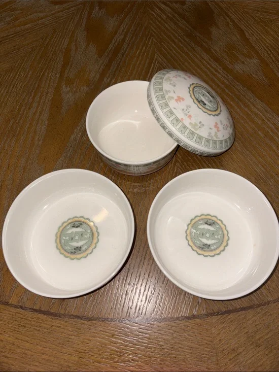 Haengnam 1986 Flying Cranes Serving Bowls