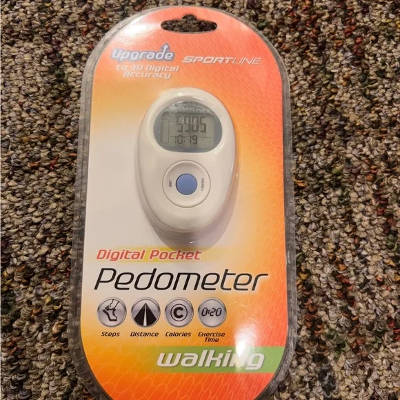 Sportline Digital Pocket Pedometer with 3D Sensor