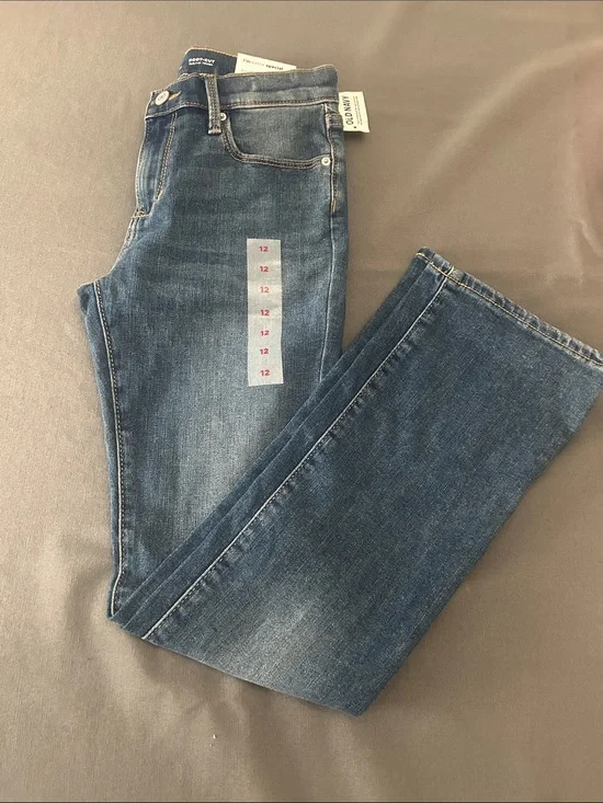 Old Navy Girls Bootcut Blue Denim Jeans