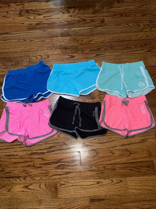 Girls bundle of 6 shorts various brands and colors size 10-12 EUC