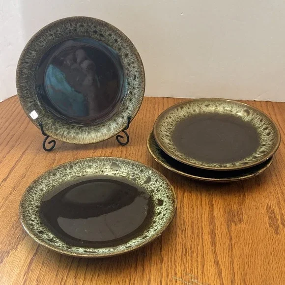 Vintage Cannonsburg‎ Like Pottery Brown Drip Glaze 7