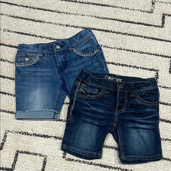 Cherokee Denim Shorts Set