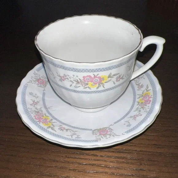 vintage teacup and saucer set Made In China