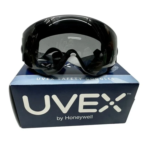Honeywell UVEX S3961C Stealth Safety Goggles, Gray, UV Protect / High‎ Impact