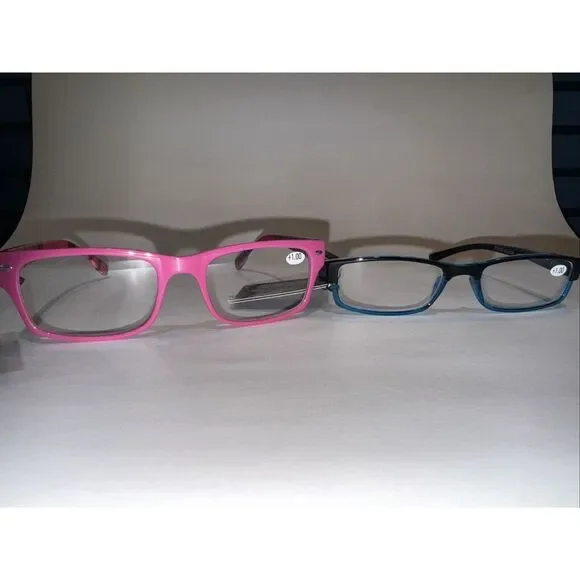 2-Magnifying Glasses for Reading High Magnification +1.00 Power Magnifier Reader